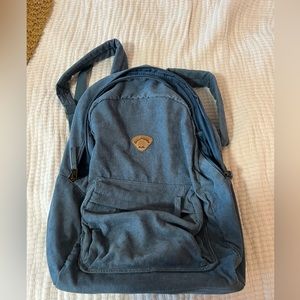 Billabong blue book bag.